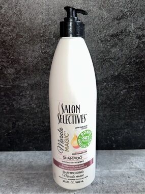 Salon Selectives Shampoo Marula Magic 22.5oz Inc 60% Bonus With A Pump